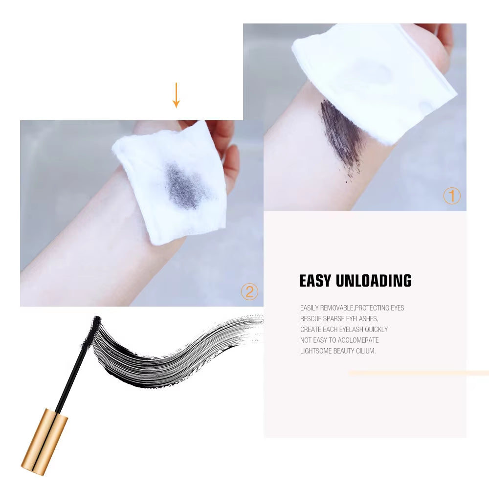 3D Lengthening Black Mascara | Waterproof, Smudge-Proof & Long-Lasting Lash Extension