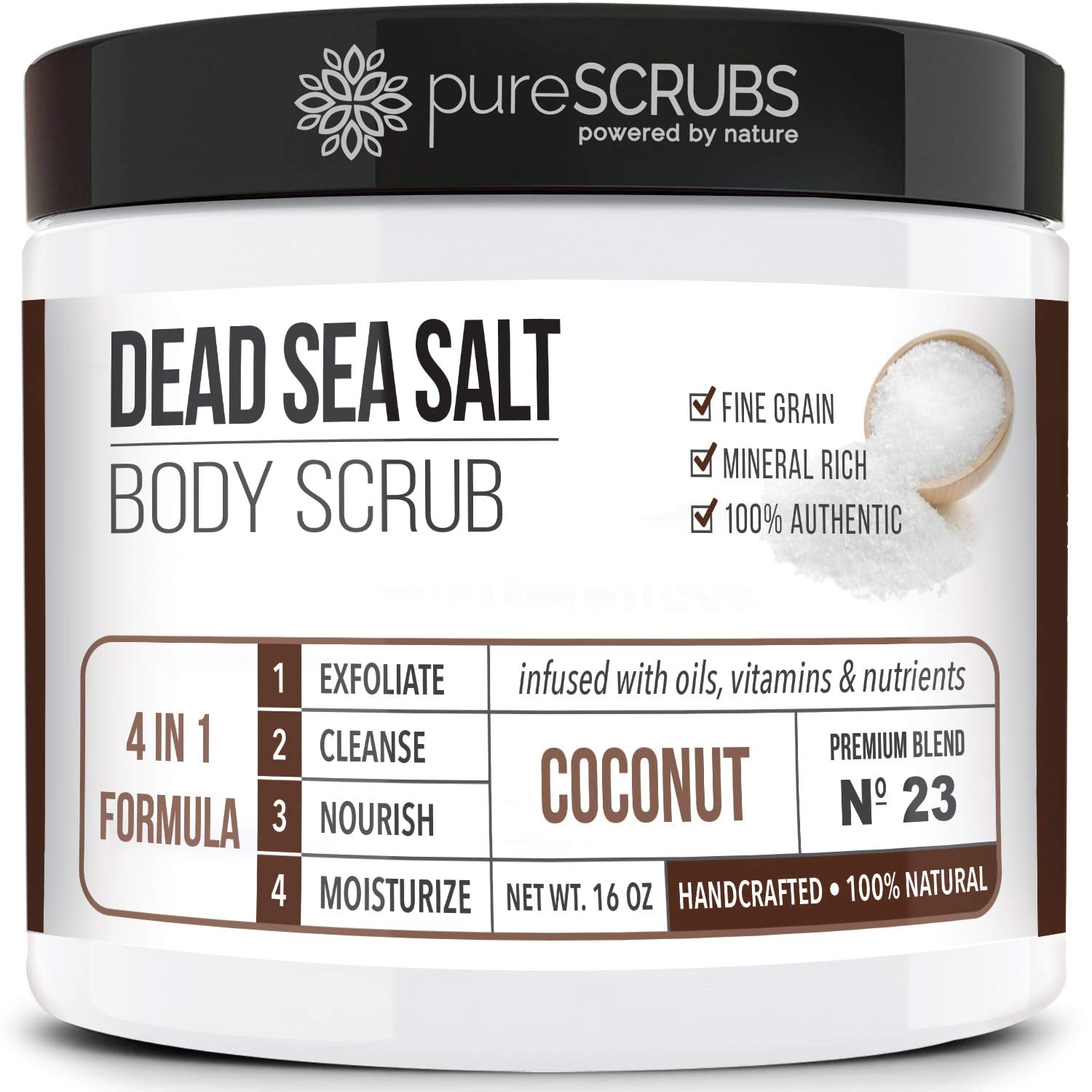 Premium Coconut Body Scrub Set – Deep Exfoliation & Nourishing Hydration with Dead Sea Salt